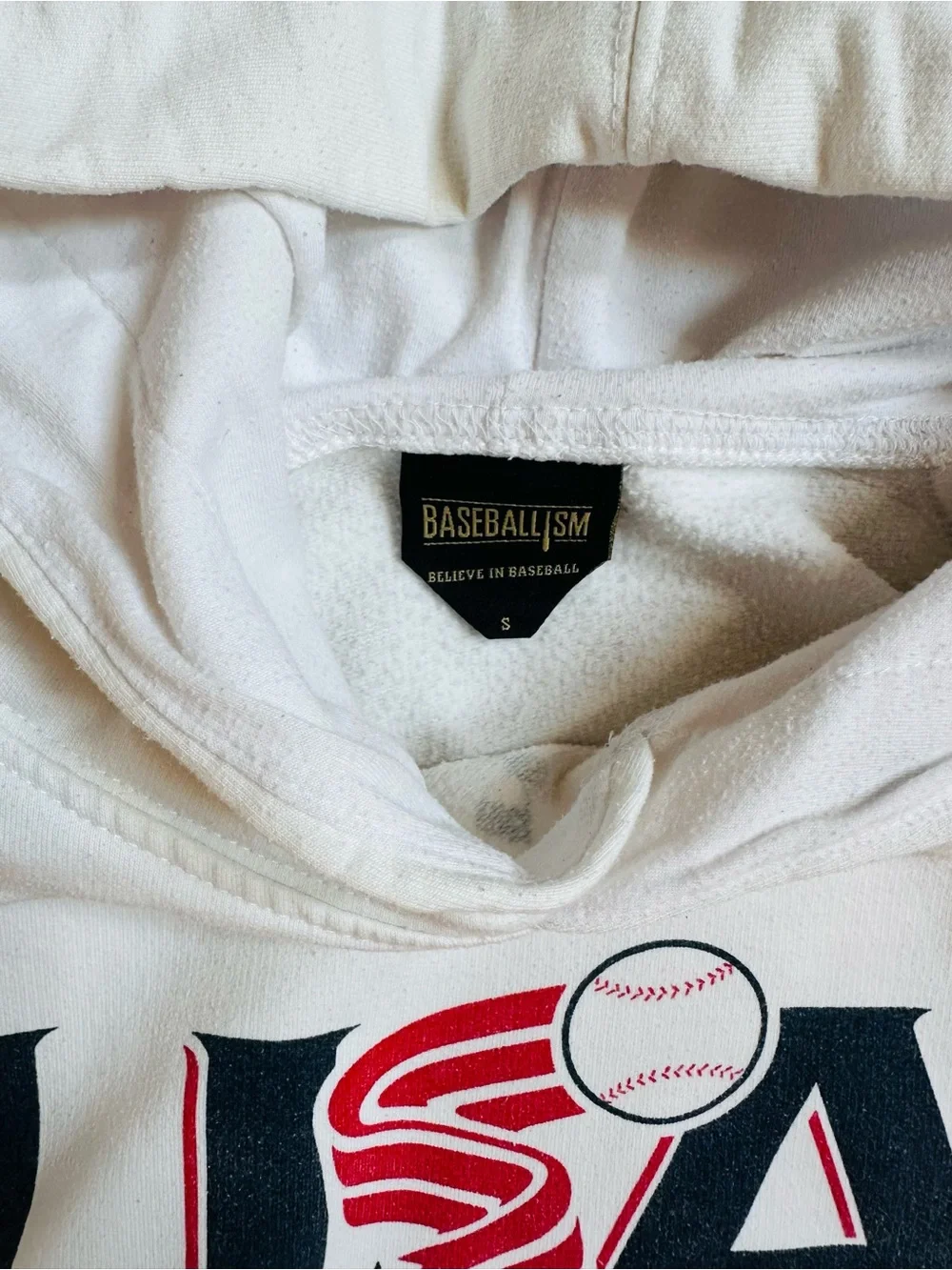 Baseballism USA Baseball Hoodie (size small) - Picture 3 of 3